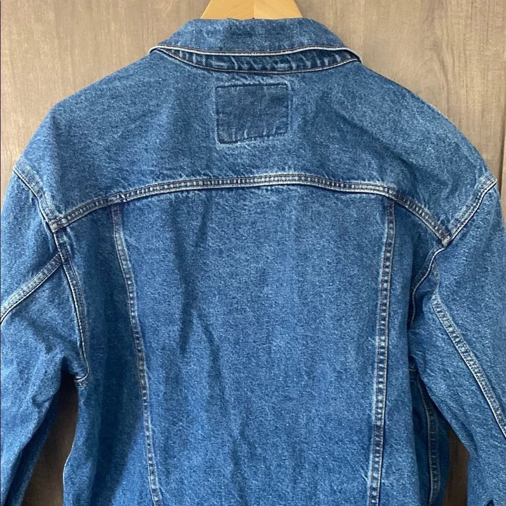 Levi Strauss Signature Blue Denim Jacket 100% Cotton Women’s Size Large - Picture 10 of 16